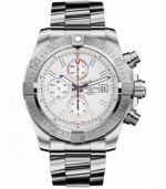 Replica Breitling Super Avenger Stainless Steel with White Face 48mm Mens Watch_th.png